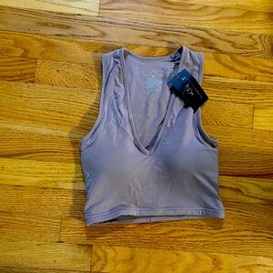 Klassy Network V-neck Crop